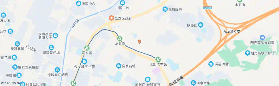 昆明小窑村北门_公交站地图_昆明公交_妙搜公交查询2025