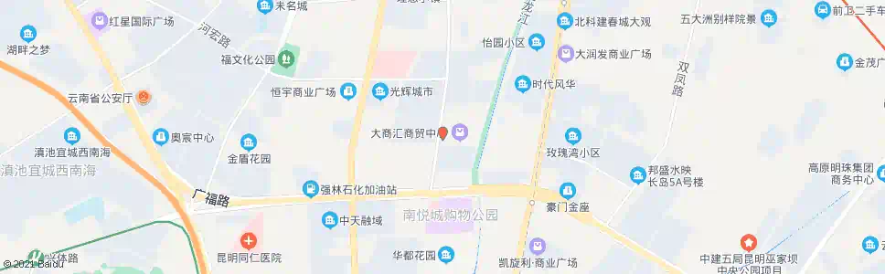 昆明大商汇国际茶城_公交站地图_昆明公交_妙搜公交查询2025