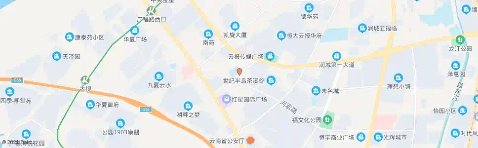昆明陆家路_公交站地图_昆明公交_妙搜公交查询2025