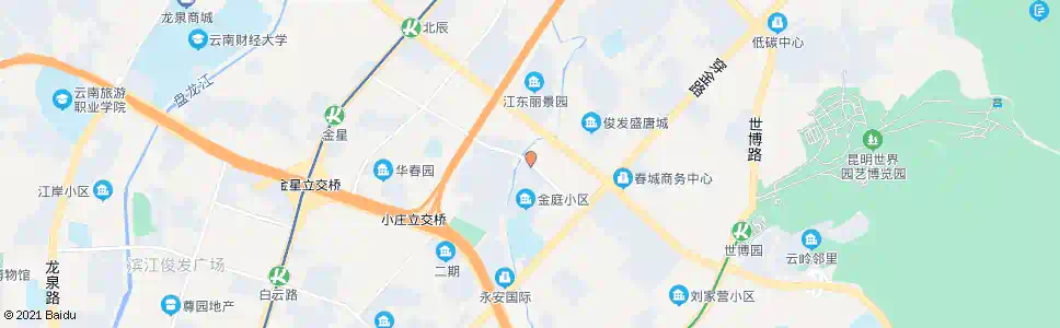 昆明金菊路东段_公交站地图_昆明公交_妙搜公交查询2025