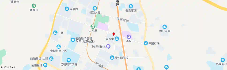 昆明王筇路口科普路_公交站地图_昆明公交_妙搜公交查询2025