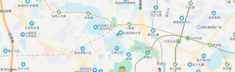 昆明莲花池正街_公交站地图_昆明公交_妙搜公交查询2025