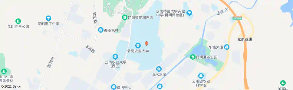 昆明云南农业大学蜂学楼_公交站地图_昆明公交_妙搜公交查询2025