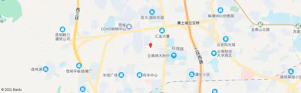 昆明科锦路_公交站地图_昆明公交_妙搜公交查询2025