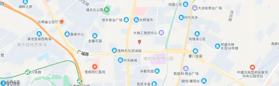昆明大商汇(广福路)_公交站地图_昆明公交_妙搜公交查询2025