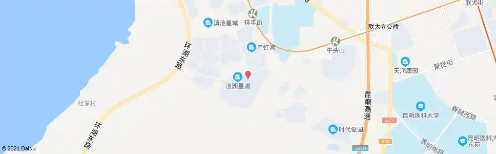 昆明明朗渔园岔口_公交站地图_昆明公交_妙搜公交查询2025