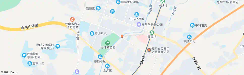 昆明龙江路_公交站地图_昆明公交_妙搜公交查询2025
