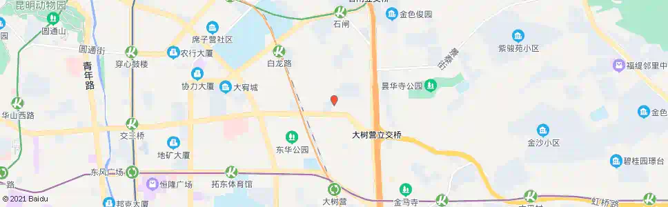 昆明人民东路口新迎路_公交站地图_昆明公交_妙搜公交查询2025