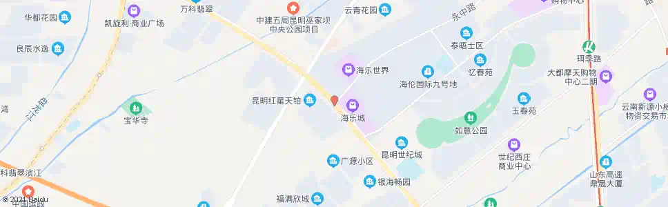 昆明五甲河(广福路)_公交站地图_昆明公交_妙搜公交查询2025