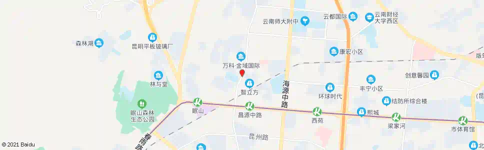 昆明美丽新世界小区_公交站地图_昆明公交_妙搜公交查询2025