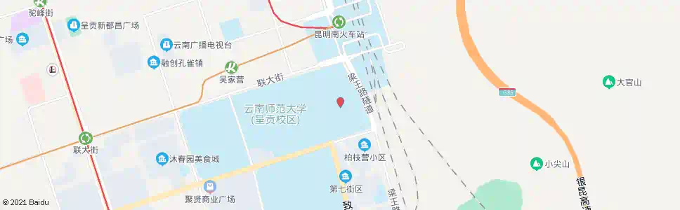 昆明南开路(东区食堂)_公交站地图_昆明公交_妙搜公交查询2025