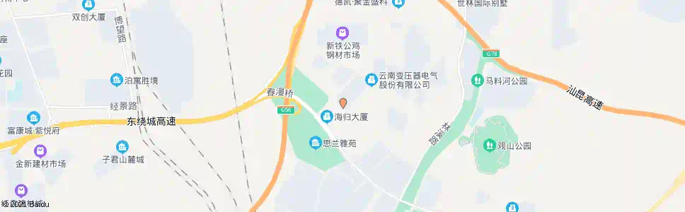 昆明向阳路中段_公交站地图_昆明公交_妙搜公交查询2025