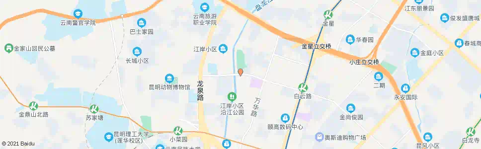 昆明盘江东路口白云路_公交站地图_昆明公交_妙搜公交查询2025