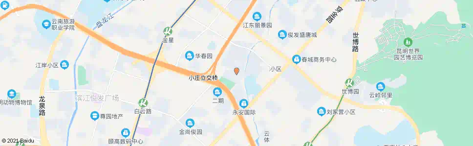 昆明溪畔丽景小区_公交站地图_昆明公交_妙搜公交查询2025