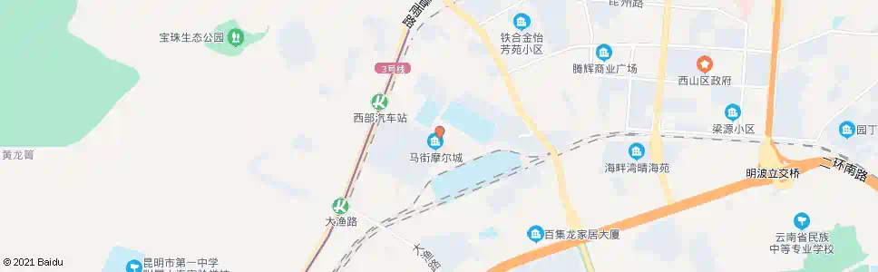 昆明益宁路_公交站地图_昆明公交_妙搜公交查询2025