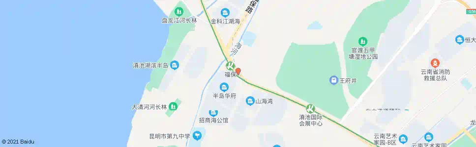 昆明范家村(环湖东路)_公交站地图_昆明公交_妙搜公交查询2025