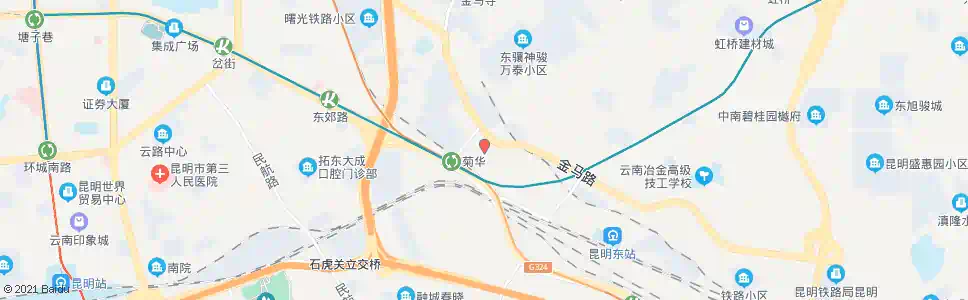 昆明金马正昌果品交易市场(金马路)_公交站地图_昆明公交_妙搜公交查询2025