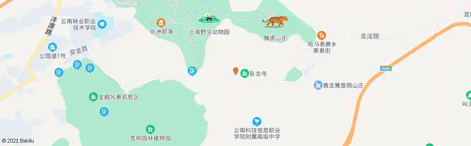 昆明麦冲村_公交站地图_昆明公交_妙搜公交查询2025