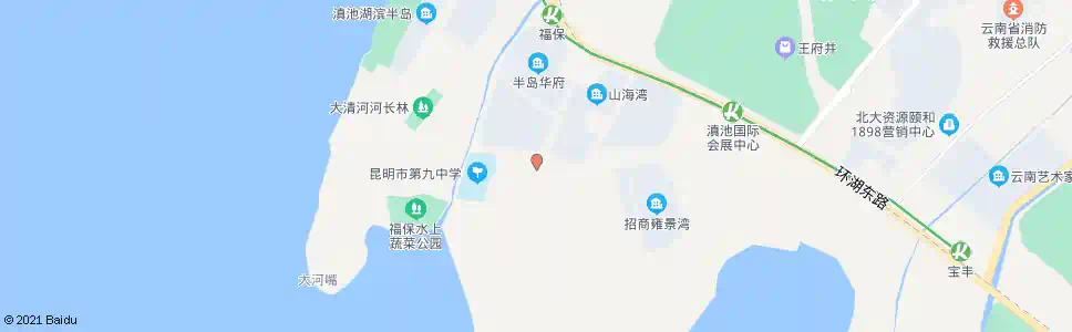 昆明福保村_公交站地图_昆明公交_妙搜公交查询2025
