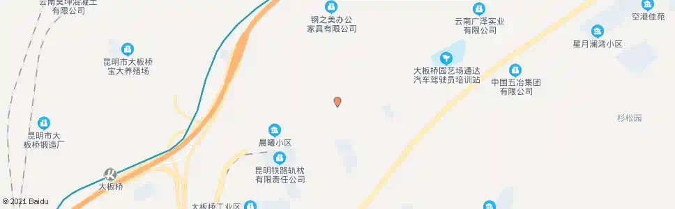 昆明大板桥园艺场_公交站地图_昆明公交_妙搜公交查询2025