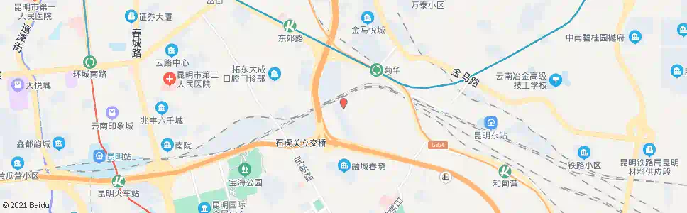 昆明雨龙路_公交站地图_昆明公交_妙搜公交查询2025