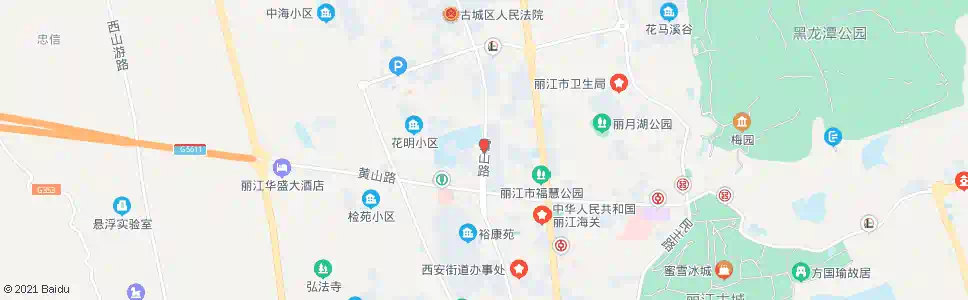 丽江雪山中路_公交站地图_丽江公交_妙搜公交查询2025