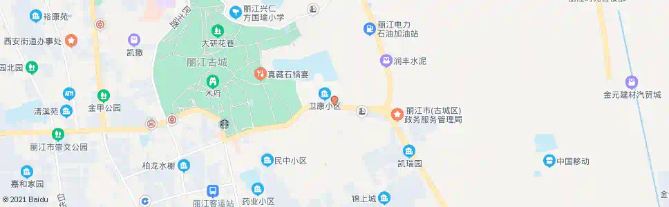 丽江金山派出所_公交站地图_丽江公交_妙搜公交查询2025