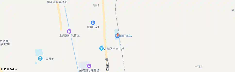 丽江火车东站_公交站地图_丽江公交_妙搜公交查询2025