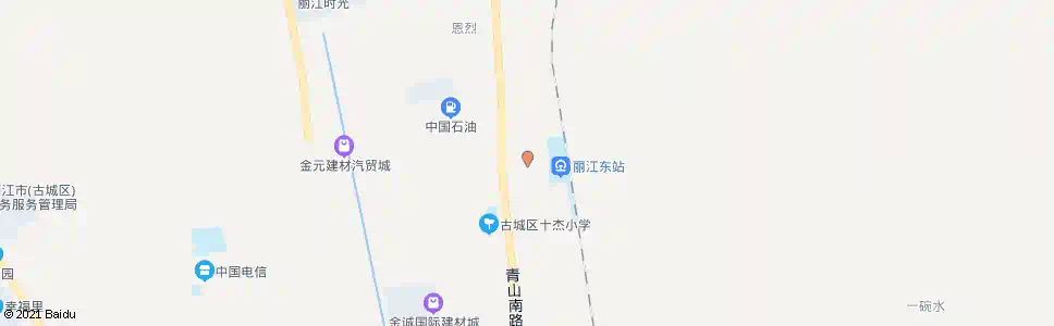 丽江洪家村_公交站地图_丽江公交_妙搜公交查询2025