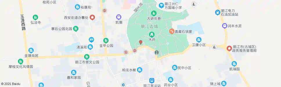 丽江白龙休闲文化广场_公交站地图_丽江公交_妙搜公交查询2025