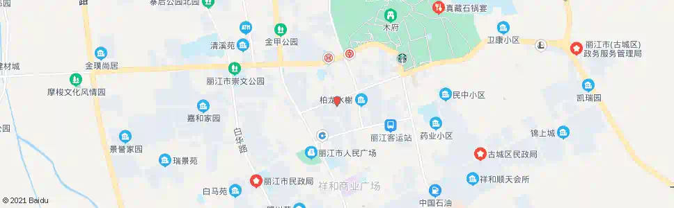 丽江柏龙水榭_公交站地图_丽江公交_妙搜公交查询2025
