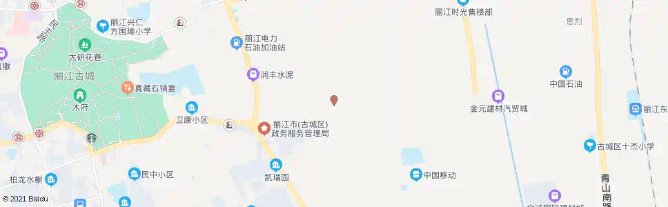 丽江开文上村_公交站地图_丽江公交_妙搜公交查询2025