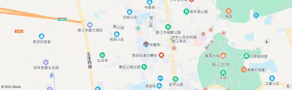 丽江裕康苑_公交站地图_丽江公交_妙搜公交查询2025