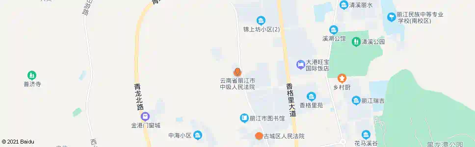 丽江中级法院_公交站地图_丽江公交_妙搜公交查询2025
