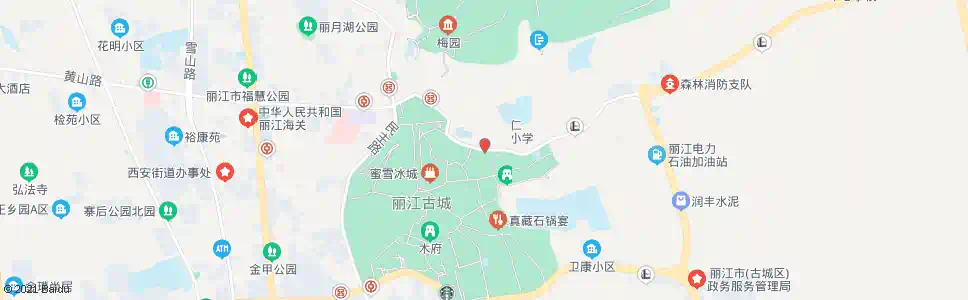 丽江北门市场_公交站地图_丽江公交_妙搜公交查询2025