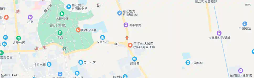 丽江金山安乐村_公交站地图_丽江公交_妙搜公交查询2025