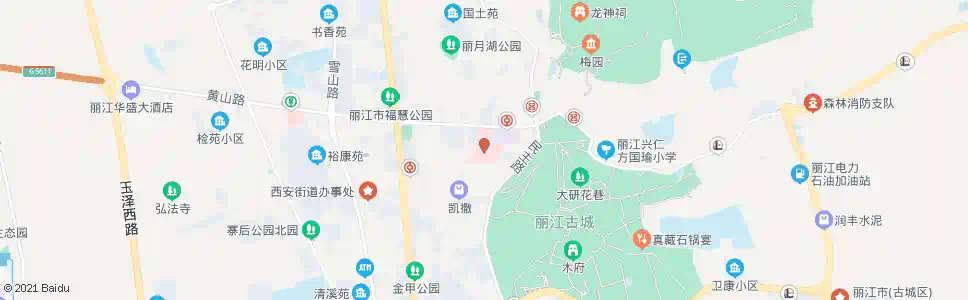 丽江市医院_公交站地图_丽江公交_妙搜公交查询2025