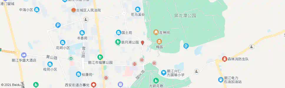 丽江黑龙潭_公交站地图_丽江公交_妙搜公交查询2025