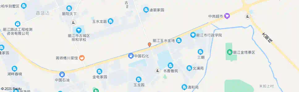 丽江护城河_公交站地图_丽江公交_妙搜公交查询2025