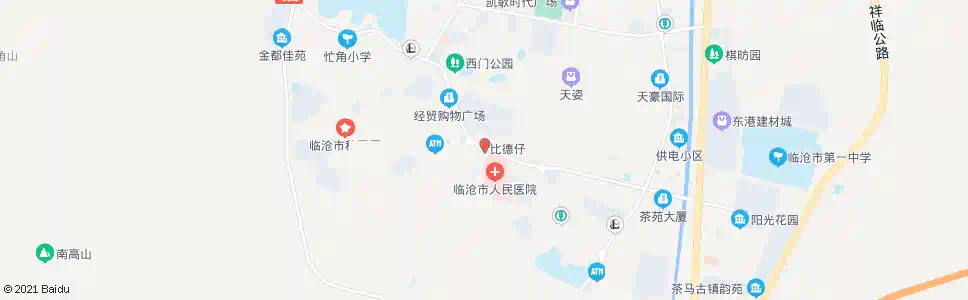 临沧西大街邮政支局_公交站地图_临沧公交_妙搜公交查询2025