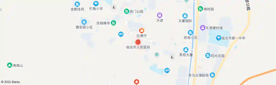 临沧人民医院_公交站地图_临沧公交_妙搜公交查询2025