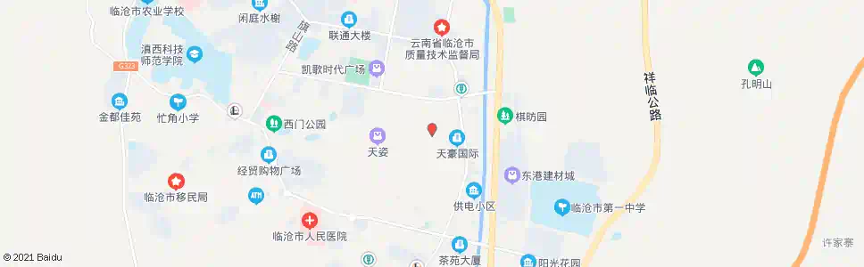 临沧前进小学_公交站地图_临沧公交_妙搜公交查询2025