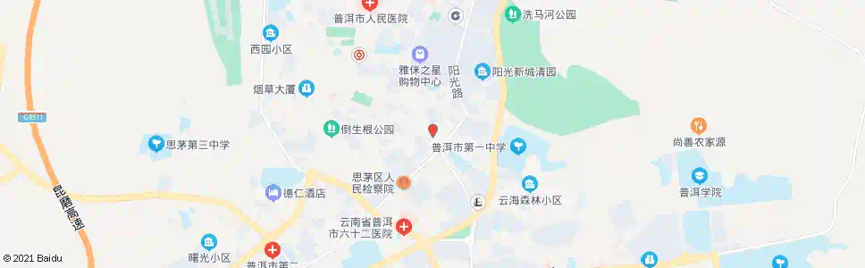 普洱市检验检疫局_公交站地图_普洱公交_妙搜公交查询2025