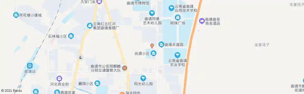 曲靖丰登小学_公交站地图_曲靖公交_妙搜公交查询2025