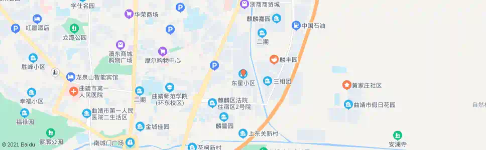 曲靖东星小区_公交站地图_曲靖公交_妙搜公交查询2025