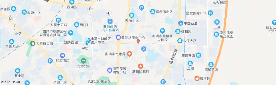 曲靖广发银行_公交站地图_曲靖公交_妙搜公交查询2025