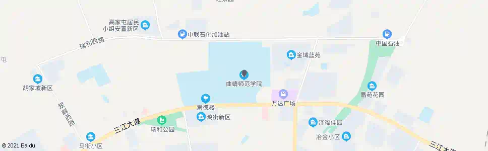 曲靖师范学院_公交站地图_曲靖公交_妙搜公交查询2025