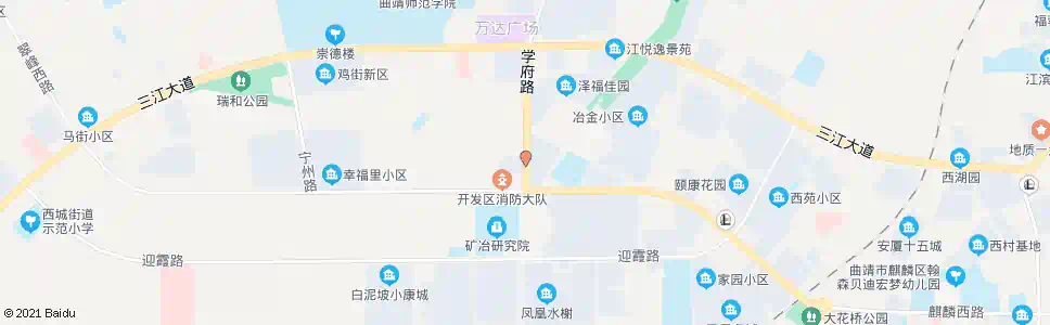 曲靖冯官桥_公交站地图_曲靖公交_妙搜公交查询2025