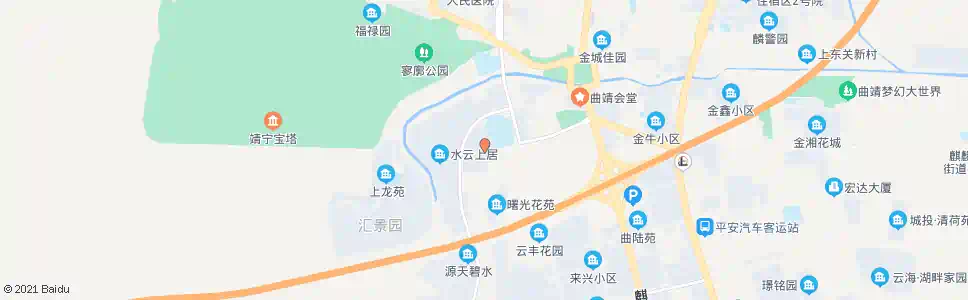 曲靖花柯路_公交站地图_曲靖公交_妙搜公交查询2025