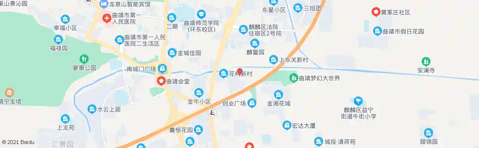 曲靖金鑫小区_公交站地图_曲靖公交_妙搜公交查询2025